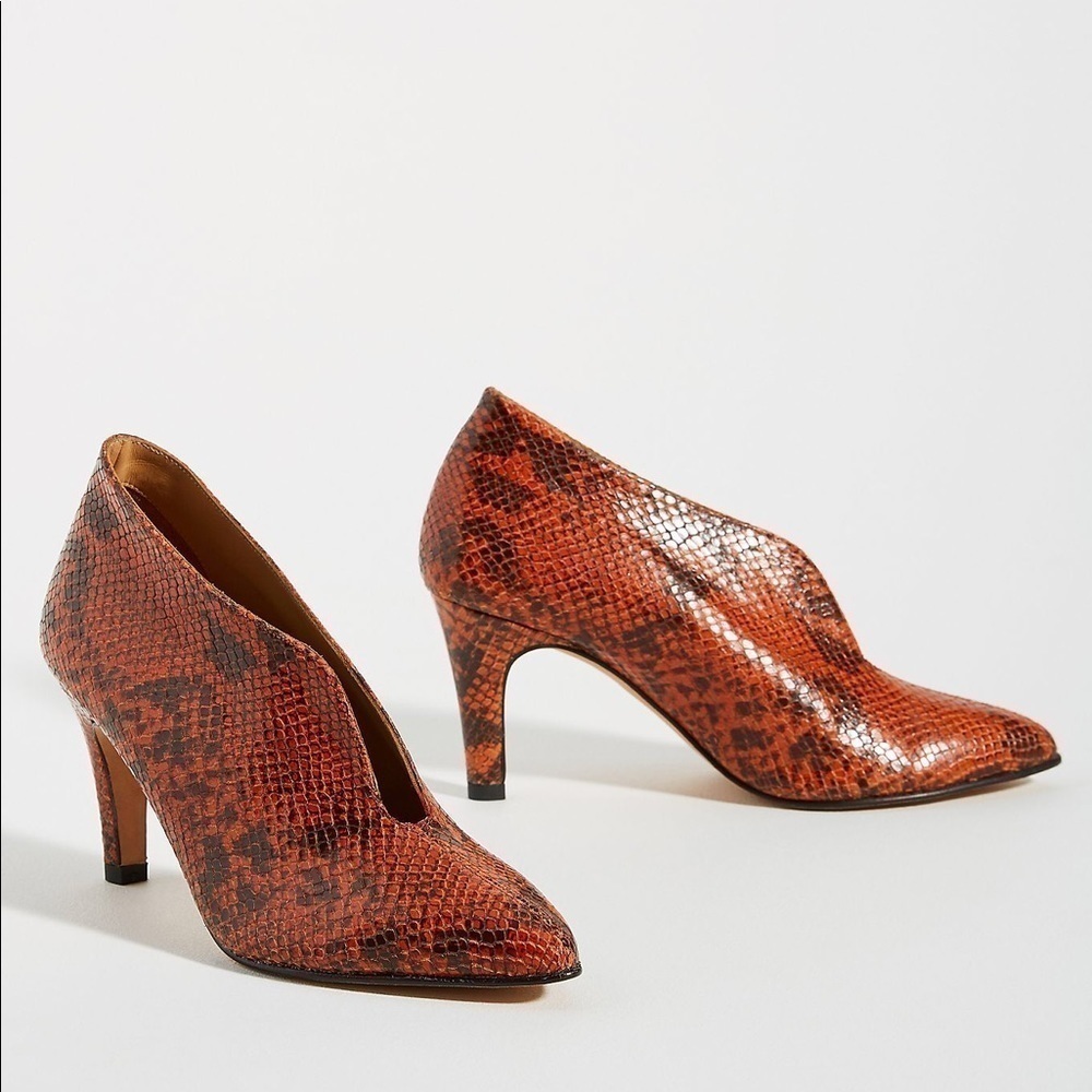Emma Go Lea Snake Skin Bootie For Anthropologie 8